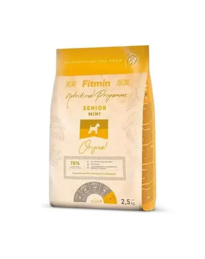 FITMIN Mini Senior 2,5 kg hrană pentru câini seniori rase mici