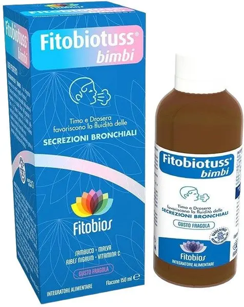Fitobiotuss Bimbi Sirop pentru tuse, 150 ml, Fitobios
