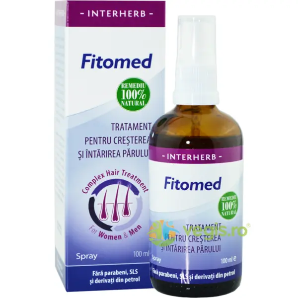 Fitomed Spray Tratament pentru Cresterea si Intarirea Parului 100ml