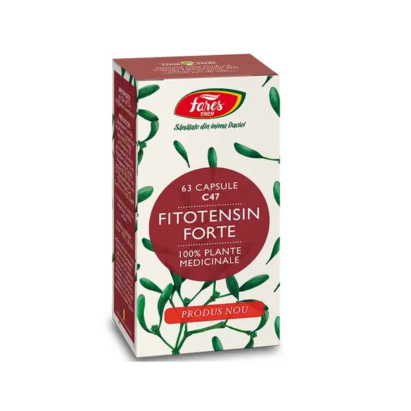 Fitotensin Forte C47, 63 capsule Fares