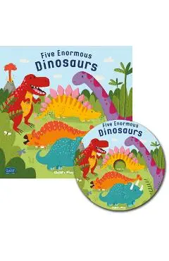 Five Enormous Dinosaurs [With CD (Audio)] - Will Bonner