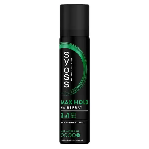 Fixativ Syoss Max Hold pentru Fixare Foarte Puternica, 300 ml