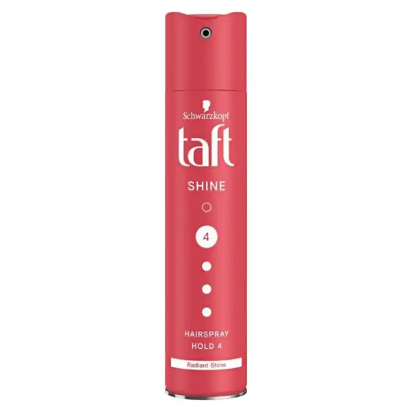 Fixativ Taft Shine Ultra Strong, Nivel Fixare 5, Formula Vegana, 250 ml