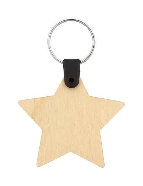 Fjerny Creative breloc de Crăciun personalizat, pom de Crăciun - natural