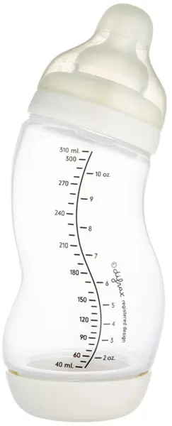Flacon anti-colici cu gură largă Canpol - În formă de S, 310 ml