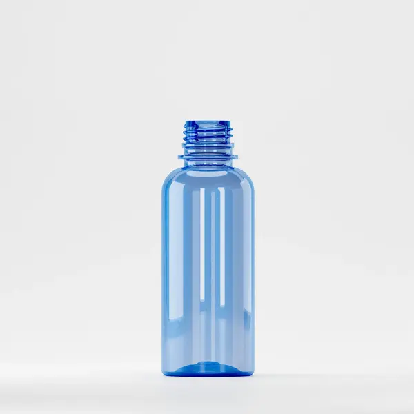 Flacon PET 200ml, Albastru – Filet 28mm – PCO 1810 (Fără Capac)