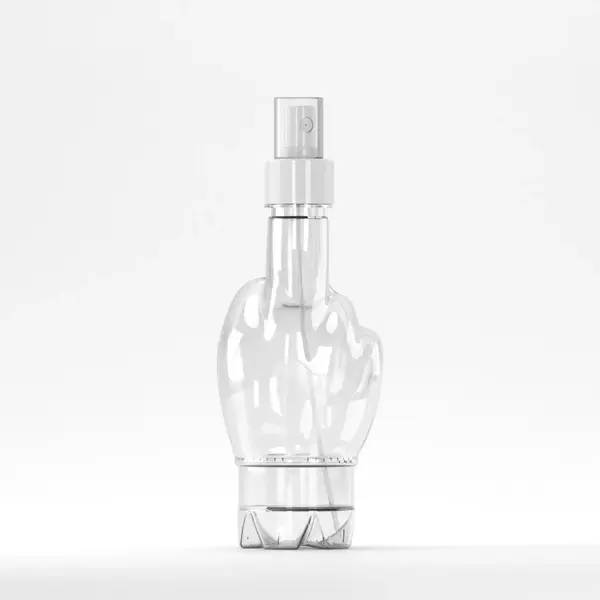 Flacon PET 370ml, Transparent – 30 grame – Filet 28mm – cu Atomizor