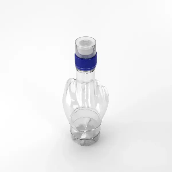 Flacon PET 370ml, Transparent – 30 grame – Filet 28mm – cu Capac Sport