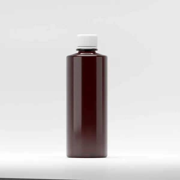 Flacon PET 400ml, BRUN - 35grame - Filet 28mm - PCO1810 - cu capac