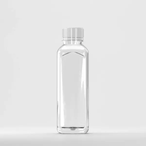 Flacon Pet 500ml Patrat,Transparent-filet 38mm-cu Capac