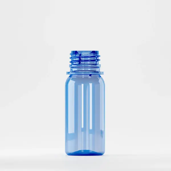Flacon Pet 50ml, Albastru - Filet 28mm – PCO 1810 (Fără Capac)
