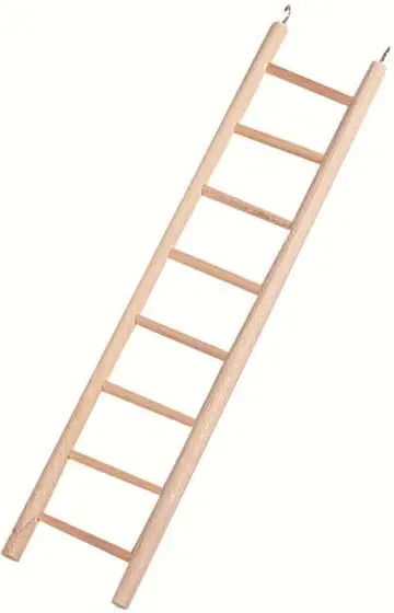 FLAMINGO Jucărie pentru păsări Scară de lemn cu 8 trepte, lungime 34cm