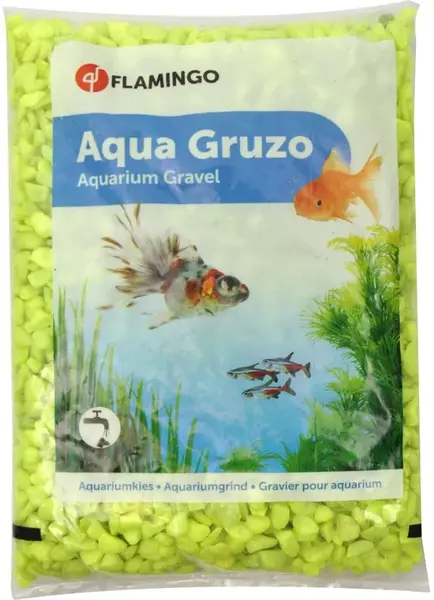 FLAMINGO Pietriş pentru acvarii, 1kg Neon