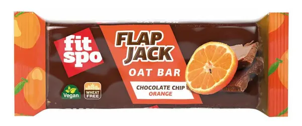 Flapjack, ciocolată cu portocală, 90 g, FitSpo
