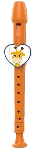 Flaută pentru copii Raya Toys - Portocalie
