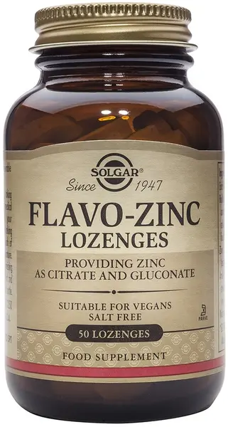 Flavo-Zinc, 23 mg, 50 tablete, Solgar