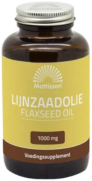 Flaxseed Oil, 1000 mg, 90 capsule gelatinoase moi, Mattisson Healthstyle