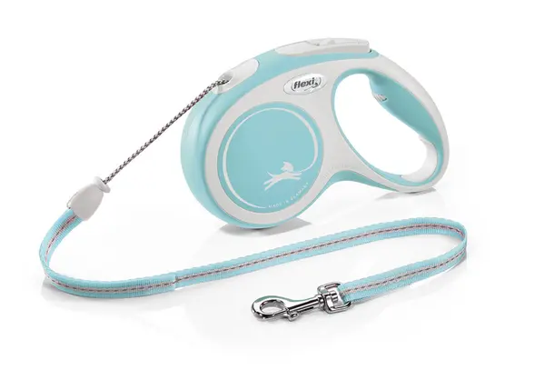 Flexi Lesa New Comfort Cord S 5 Albastru Deschis