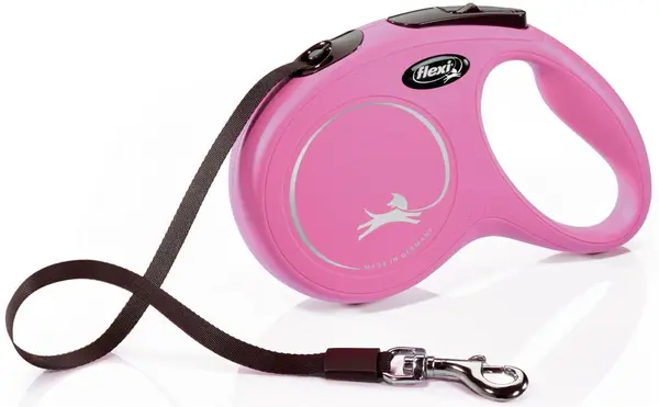 FLEXI Lesă retractabilă NEW CLASSIC, cu bandă