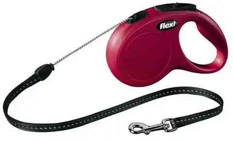 FLEXI Lesă retractabilă NEW CLASSIC, cu fir rotund