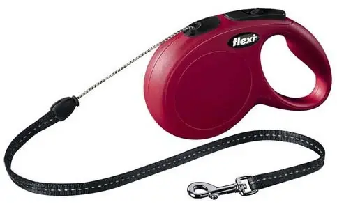 FLEXI Lesă retractabilă NEW CLASSIC, cu fir rotund