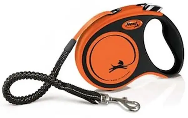 FLEXI Lesă retractabilă Xtreme, 5 metri, Portocaliu
