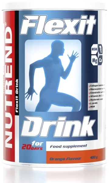 Flexit Drink, portocale, 400 g, Nutrend