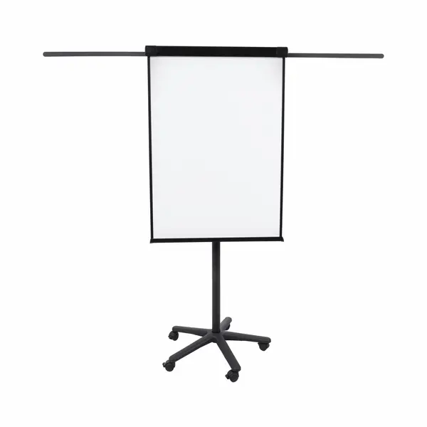 Flipchart magnetic mobil 70 x 100 cm cu brate negru Bi-Silque Flipchart magnetic mobil 70 x 100 cm cu brate negru Bi-Silque