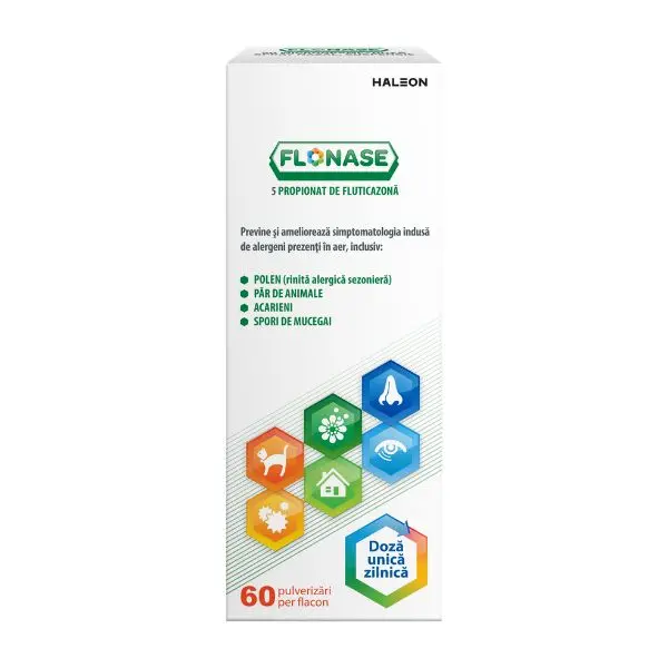 Flonase spray nazal 50 micrograme/doza, Haleon | 60 pulverizari