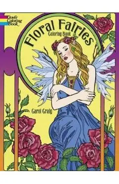 Floral Fairies Coloring Book