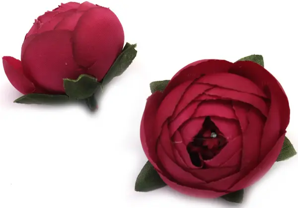 Flori pentru decor Em Art- Bujori, 4.5 cm, roşu(5 buc.)