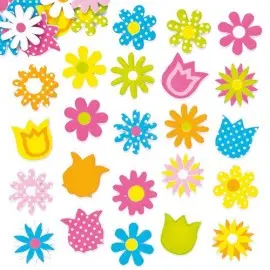Floricele din spuma autoadezive - Baker Ross