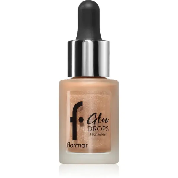 flormar Glow Drops Highlighter iluminator lichid culoare 001 Moon Glow 14 ml