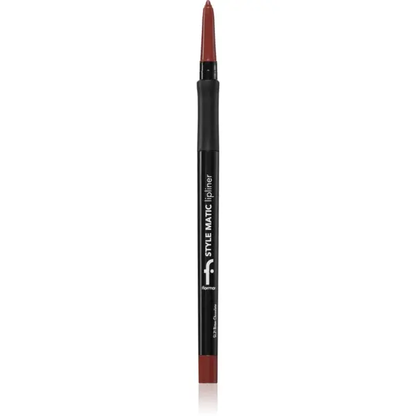 flormar Style Matic Lipliner dermatograf mat de buze rezistent la apa culoare 21 Bitter Chocolate 0.35 g