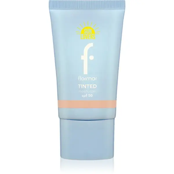 flormar Sun Lovers Tinted Moisturizer SPF 50 crema hidratanta si tonifianta SPF 50 Soft Beige 30 ml