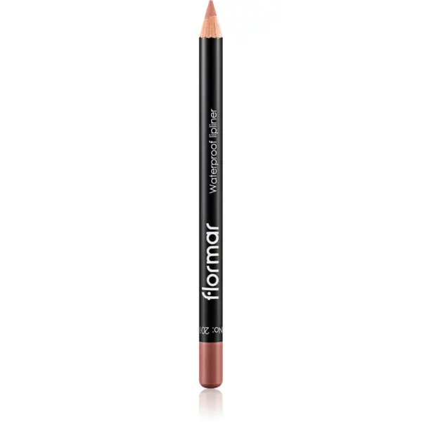 flormar Waterproof Lipliner creion contur pentru buze, waterproof culoare 201 Naturally Nude 1.14 g