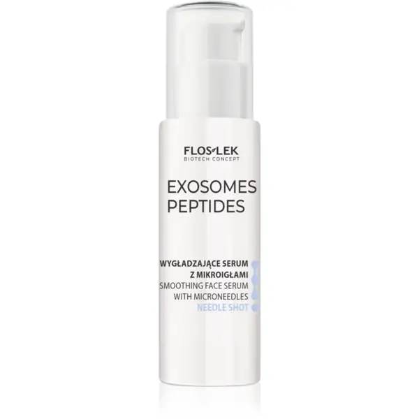 FlosLek Laboratorium Exosomes Peptides Smoothing Facial Serum With Microneedles ser pentru netezire cu terapie cu micro-ace 30 ml