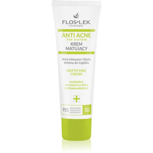 FlosLek Pharma Anti Acne crema matifianta pentru ten gras și mixt 50 ml