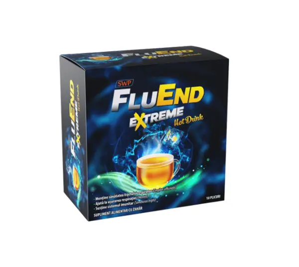 Fluend Extreme Hot Drink 10 plicuri