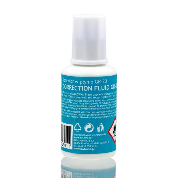 Fluid corector cu pensula pe baza de solvent,20 ml