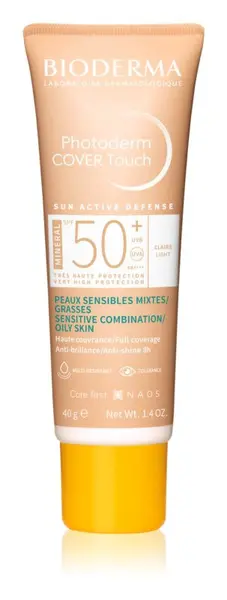 Fluid Cover Touch cu SPF50+ deschis Photoderm, 40ml, Bioderma