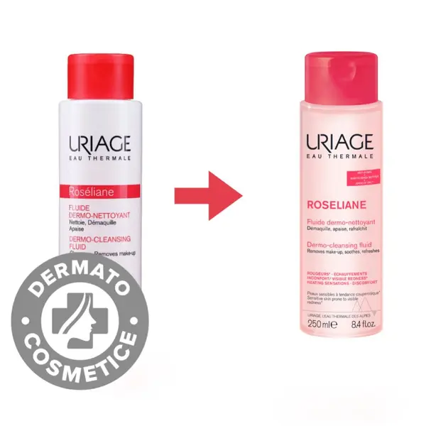 Fluid demachiant Roseliane, 250ml, Uriage