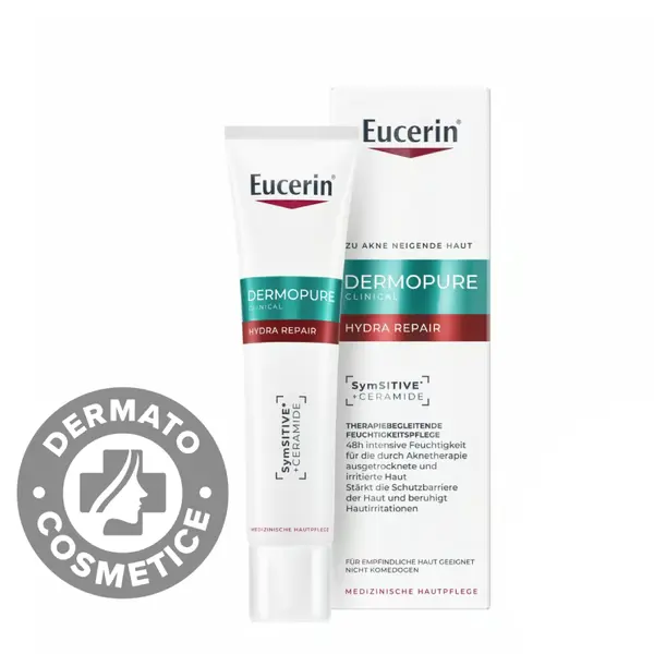 Fluid hidratant pentru fata DermoPure, 40ml, Eucerin