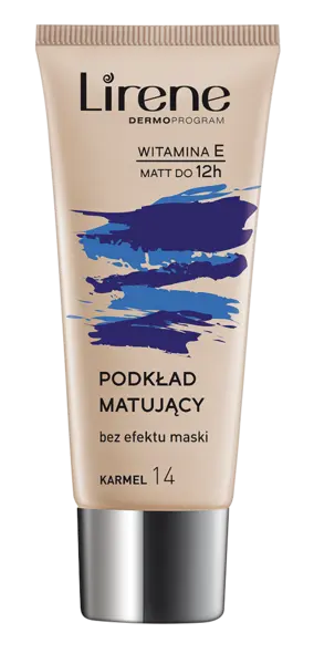 Fluid matifiant Nature Matte Caramel 14, 30ml, Lirene