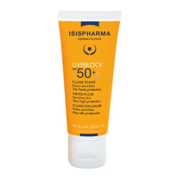 Fluid nuantator Tinted Fluid SPF50+UVEBLOCK, 40ml, IsisPharma