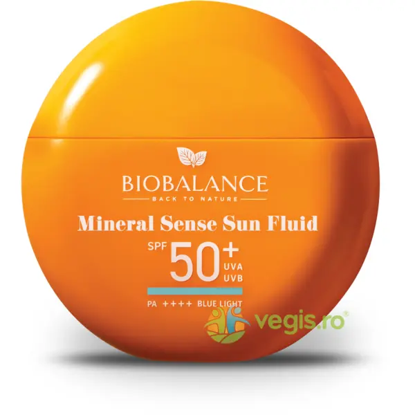 Fluid Protectie Solara SPF50+ UVA si UVB, PA++++ Blue Light Mineral Sense 40ml