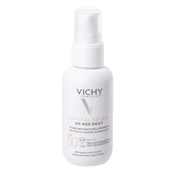 Fluid protectie zilnica SPF50 anti-imbatranire UV-AGE DAILY ,Capital Soleil, Vichy | 40 ml