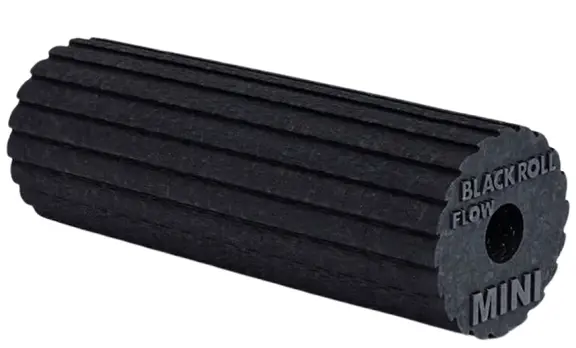 Foam roller Blackroll - Mini Flow, 15 x 6 cm, negru