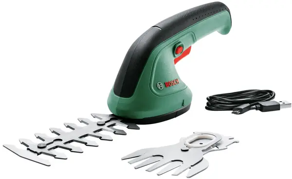 Foarfecă cu acumulator pentru iarbă și gard viu Bosch - EasyShear, 3.6V, 1.5 Ah