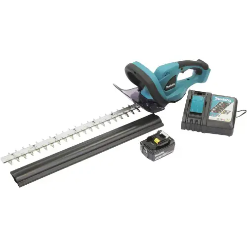 Foarfeca electrica pe acumulator pentru tuns gard viu Makita DUH523RF, 18 V, lama 52 cm, diametru maxim taiere 15 mm, contine: acumulator 18V LXT 3.0Ah + incarcator